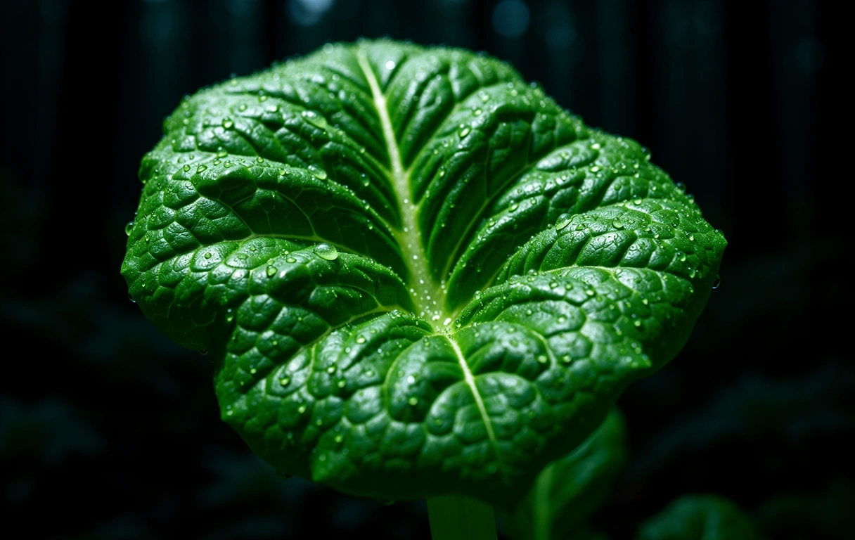 Botanische Struktur im Detail